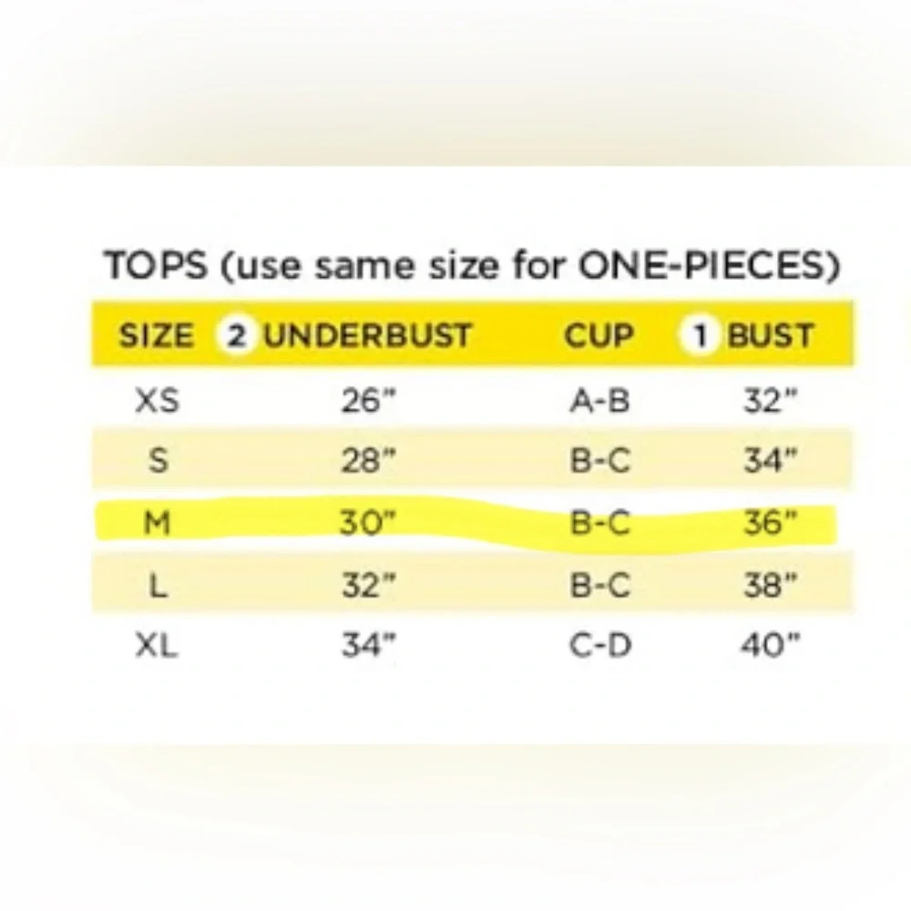 Women’s Body Glove Smoothies Tainted Love Retro Bandeau Bikini Top Swimsuit M - Picture 16 of 16